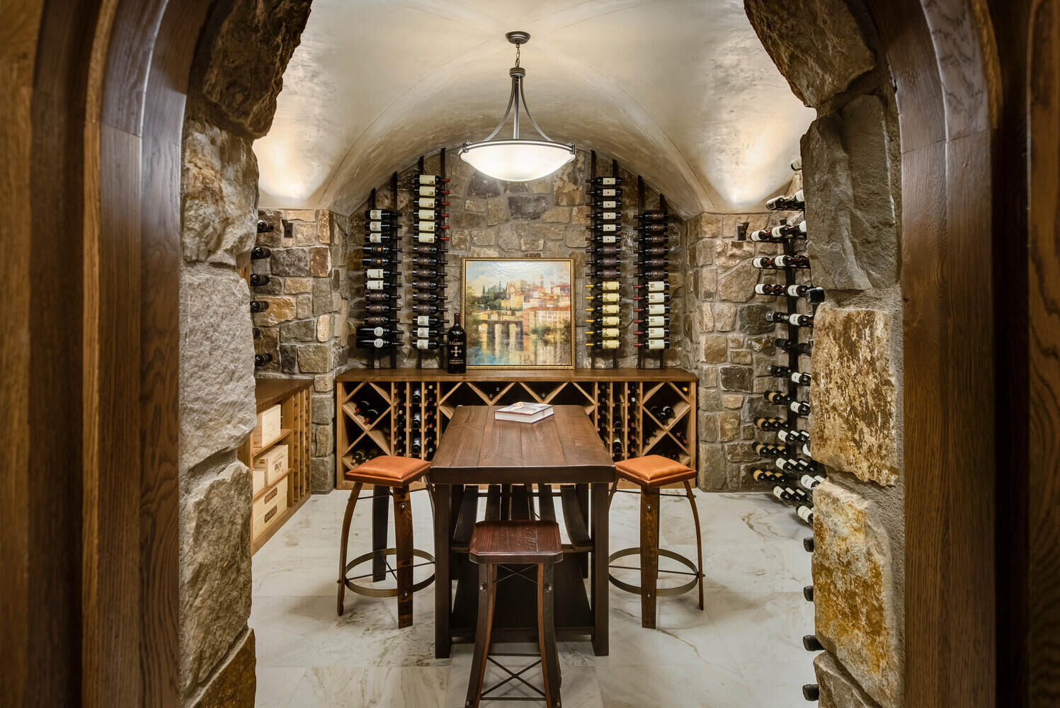 Record Selling Price Home-Wine Cellar